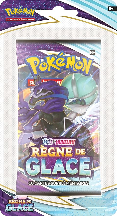 Pokémon Epée et Bouclier-Rêgne de Glace (EB06) -Booster (Version Blister) -Jeu de Cartes à Collectionner-Modêle alçatoire, POBL47