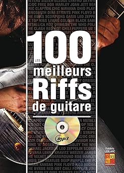 Tauzin Bruno 100 Meilleurs Riffs Guitare Guitar Book/Cd