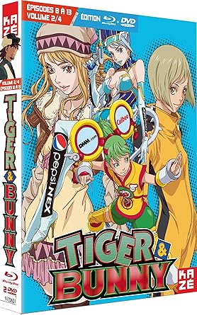 Tiger & Bunny-Coffret 2/4-Combo [Combo Blu-Ray + DVD]