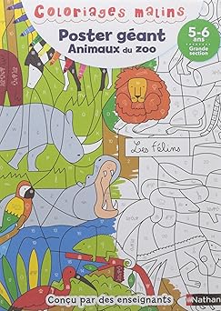 Poster gçant Animaux du zoo : Grande Section