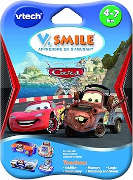 Vtech - 84585 - Jeu Educatif Electronique - Jeu VSmile - Cars 2