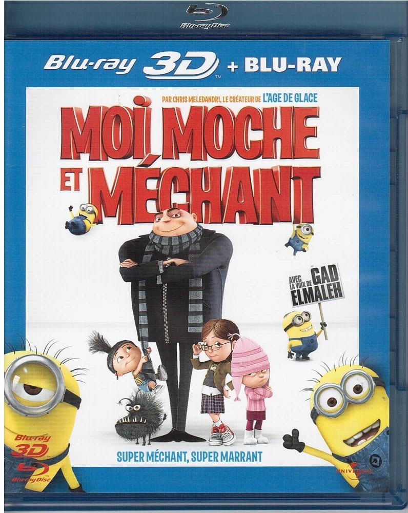 Moi, Moche Et Mechant - Blu-ray + blu-ray 3D