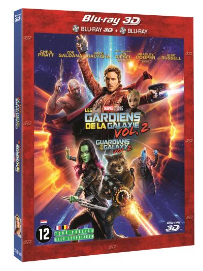 Les Gardiens de la Galaxie Vol. 2 Blu-ray 2D + 3D